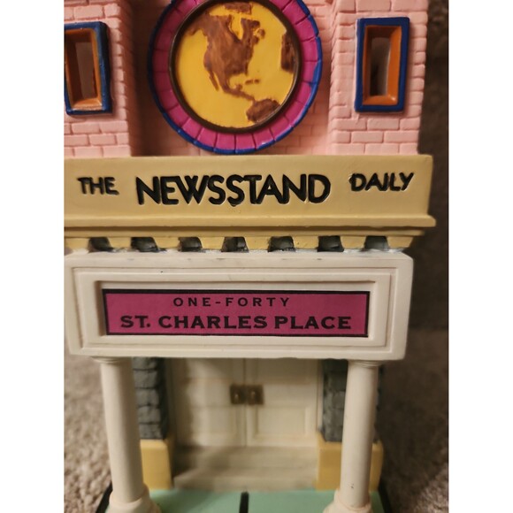 Department 56 Monopoly Collab 140 St. Charles Place "Newsstand Daily" Building - Picture 4 of 9